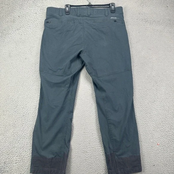 Eddie Bauer First Ascent Pants Hiking Mens 36X30 Gray Pocket Stretch Nylon Blend